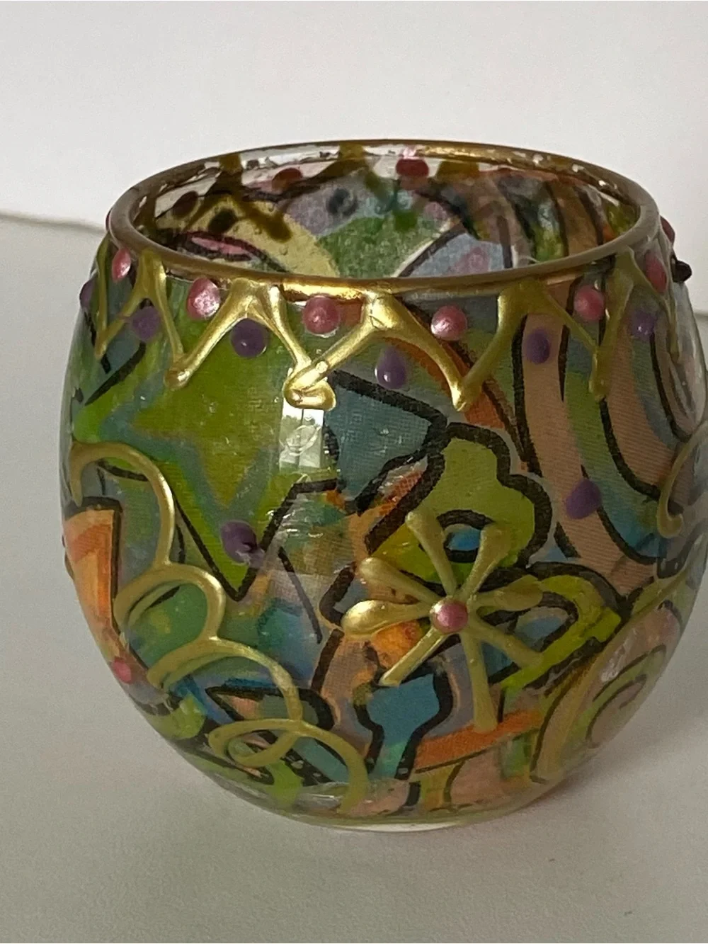 Handmade boho glass